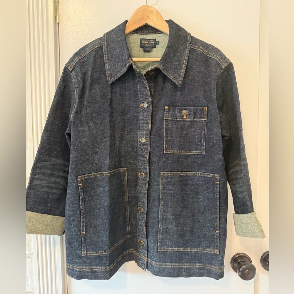 Pendleton Embroidered Denim Jacket